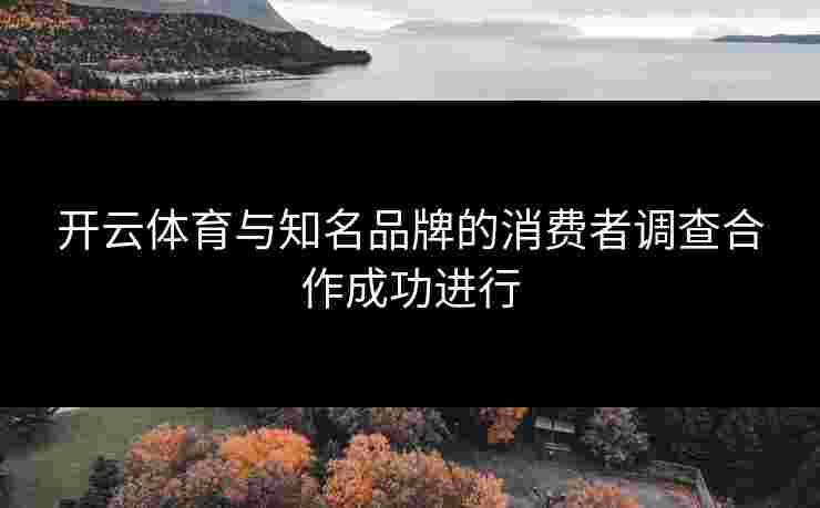 开云体育与知名品牌的消费者调查合作成功进行