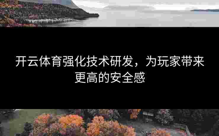 开云体育强化技术研发，为玩家带来更高的安全感