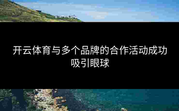 开云体育与多个品牌的合作活动成功吸引眼球