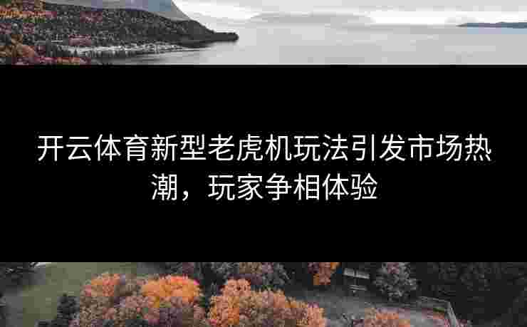 开云体育新型老虎机玩法引发市场热潮，玩家争相体验